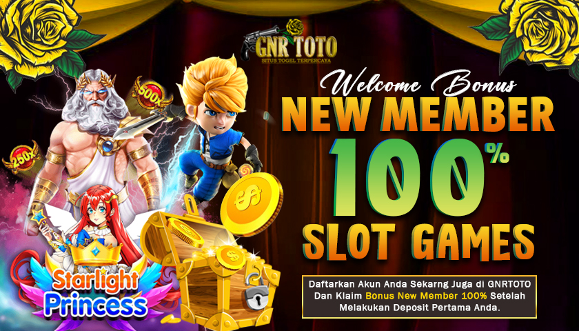 SITUS SLOT BONUS NEW MEMBER 100% DEPO 50 BONUS 50 & DEPO 20 BONUS 20 